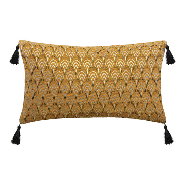 ATMOSHERA 168805E OCHER CUSHION CHEN LURX ART 30CM X 50CM