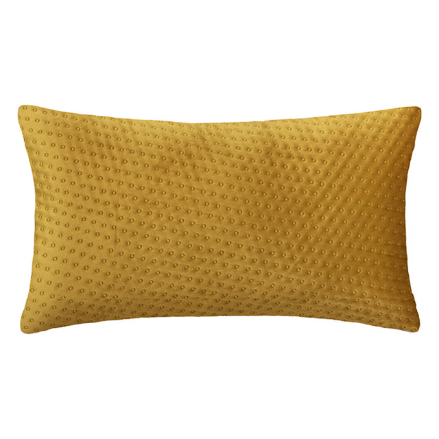 ATMOSHERA 178531R VELVET CUSHION PRINTED DOLCE OCRE  30CM X 50CM