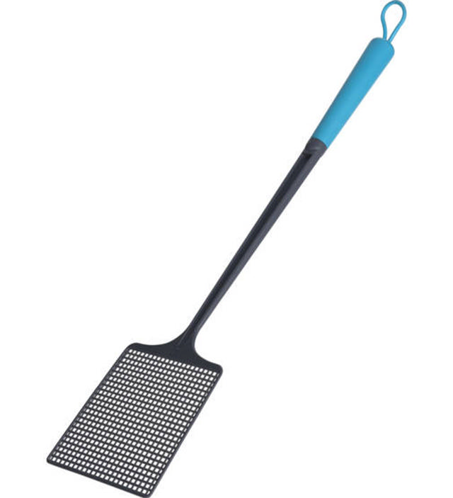 FLY SWATTER PLASTIC GREY 49.5CM