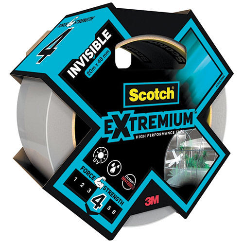 3M SCOTCH EXTREMIUM ΑΟΡΑΤΗ ΤΑΙΝΙΑ ΥΨΗΛΗΣ ΑΠΟΔΟΣΗΣ ΑΔΙΑΒΡΟΧΗ 48MMX20M