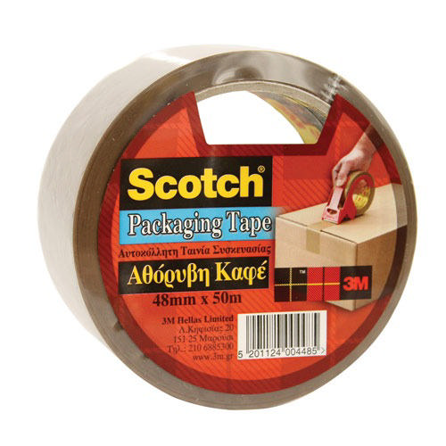 3M SCOTCH ΤΑΙΝΙΕΣ ΣΥΣΚΕΥΑΣΙΑΣ 48MMX50M ΚΑΦΕ