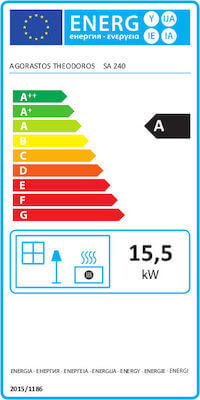 AGORASTOS ΞΥΛΟΣΟΜΠΑ ΜΕ ΦΟΥΡΝΟ 15.5KW PENEL 60X64X90CM