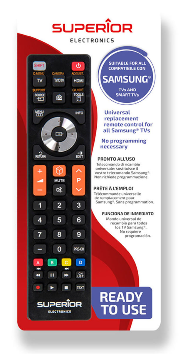 SUPERIOR UNIVERSAL REMOTE CONTROL  SAMSUNG