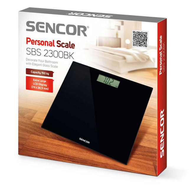 SENCOR SBS2300BK DIGITAL ΖΥΓΑΡΙΑ ΜΑΥΡΗ