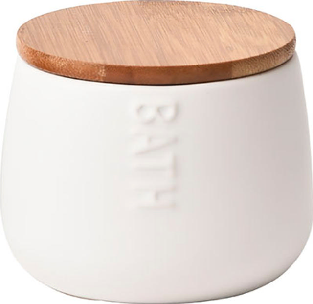 TENDANCE DOLOMITE COTTON JAR WHITE/BAMBOO