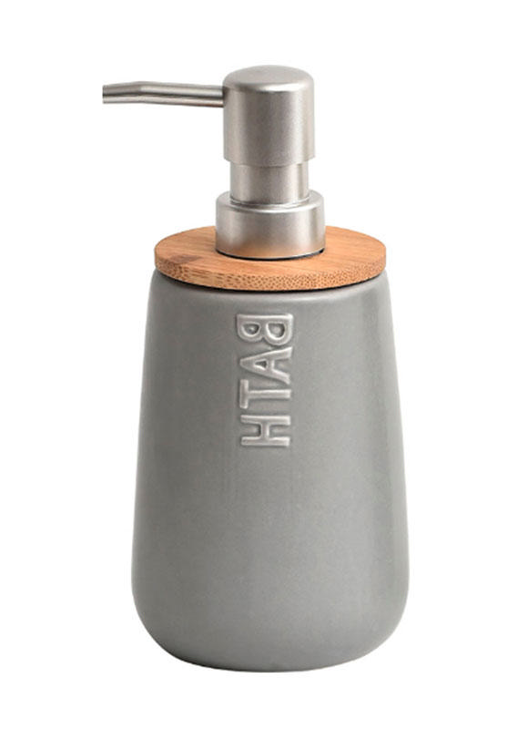 TENDANCE DOLOMITE SOAP DISPENSER GREY/BAMBOO