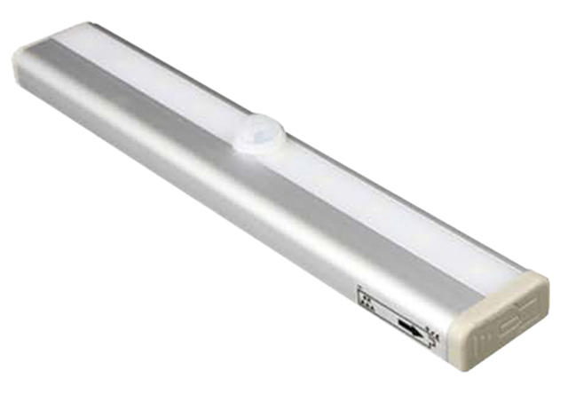 10-LED CLOSET LIGHT 100LM BATTERY OPERATED-RECHARCHABLE