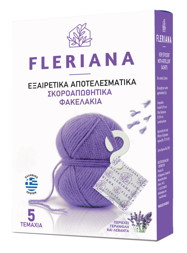 FLERIANA MOTH REPELLENT 5PCS