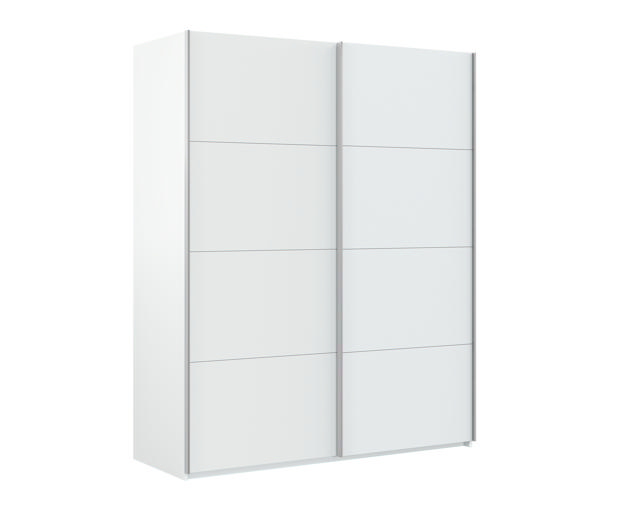 FORES ARM150A ARM WARDROBE 2 SLIDING DOORS WHITE 200X150X60CM