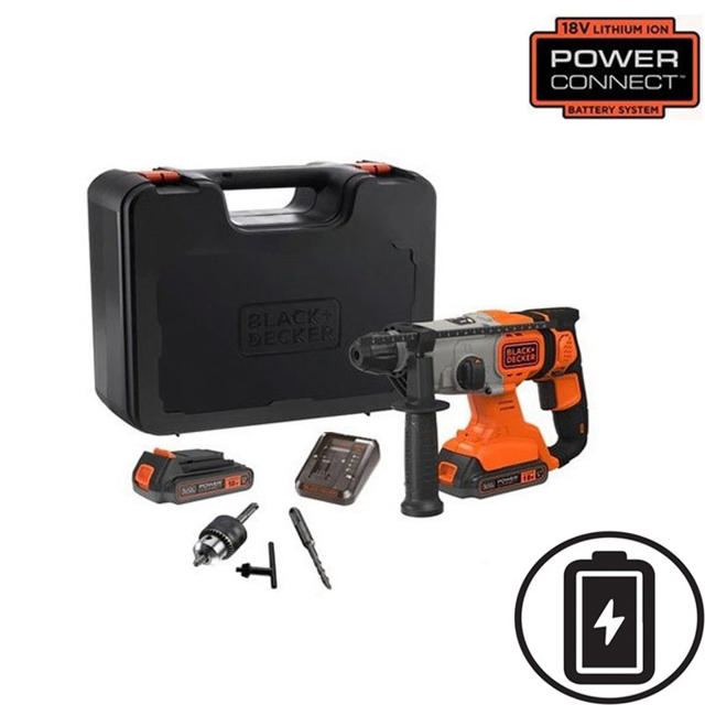 BLACK & DECKER BCD900M1K-QW HAMMER DRILL 18V 1,6J SDS+