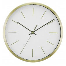 ALUMINIUM CLOCK 25CM ASSORTED COLORS