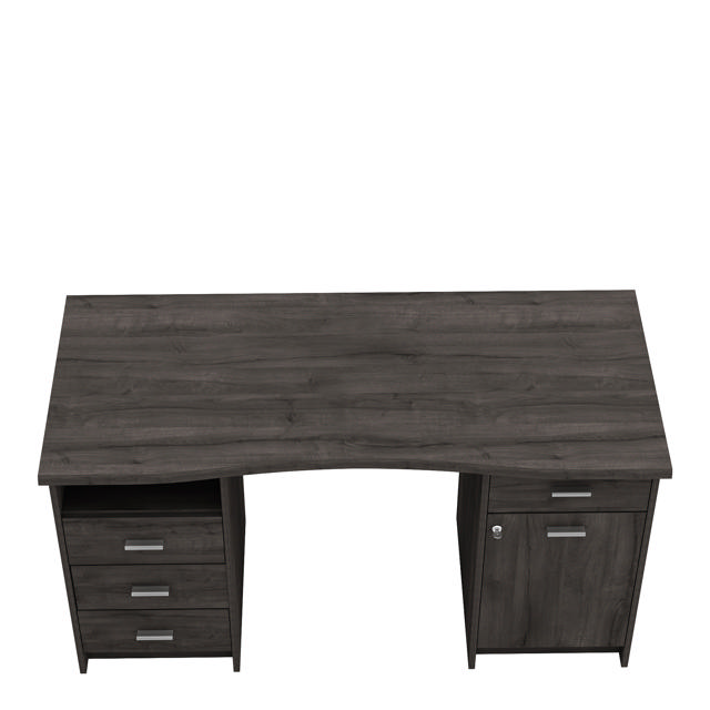 DEMEYERE MONACO DESK WATERFORD WENGE 134.8CM X 58.4CM X 73.9CM