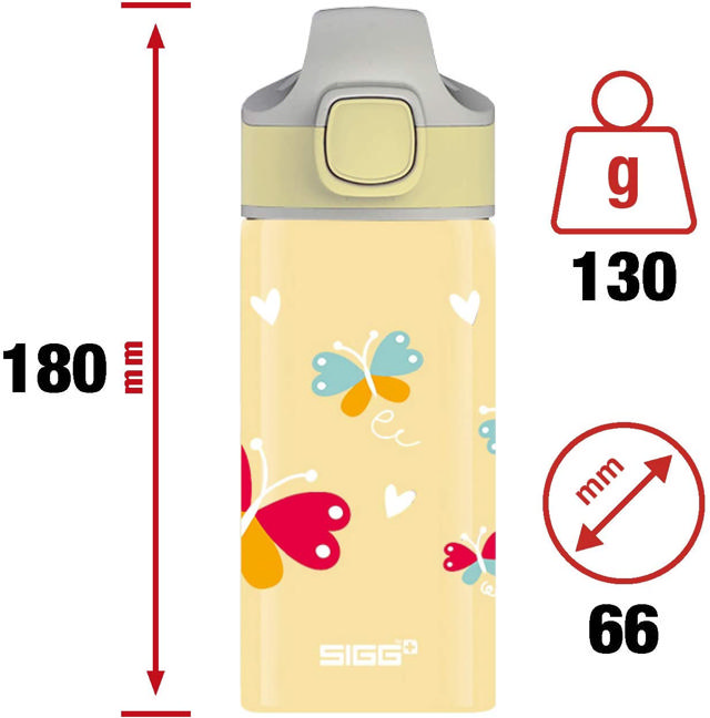 SIGG WATER MIRACLE BOTTLE BUTTERFLY 0.4L