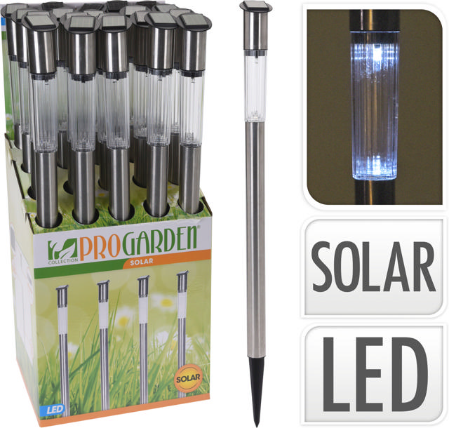 SOLAR LIGHT STAINLESS STEEL