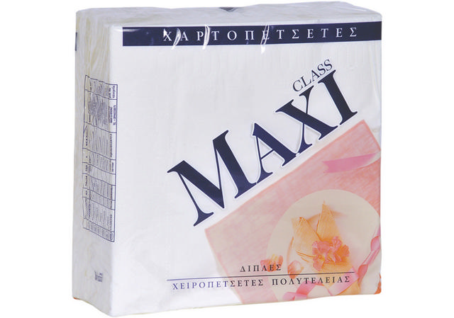 MAXI NAPKINS 2PLY 38X38CM 80PCS LUX