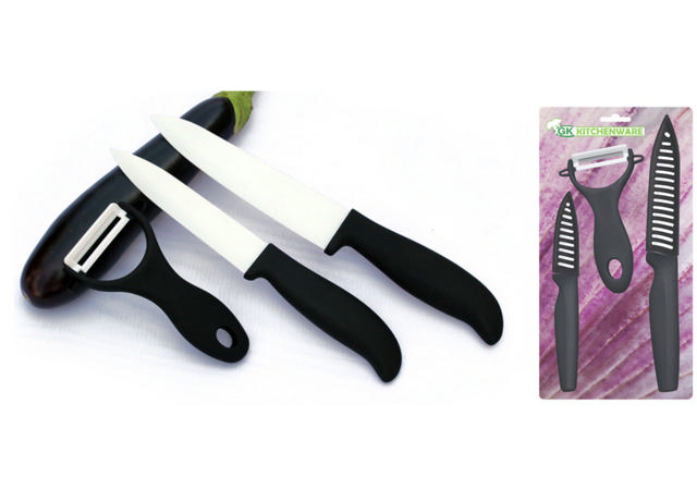 CERAMIC KNIFE SET 3