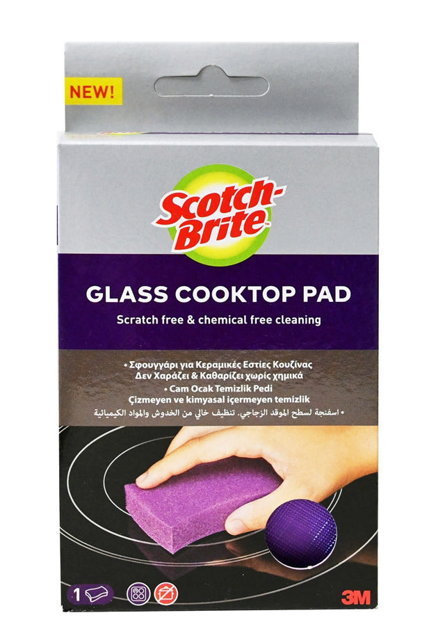 3M SCOTCH BRITE GLASS COOKTOP PAD 1 PC