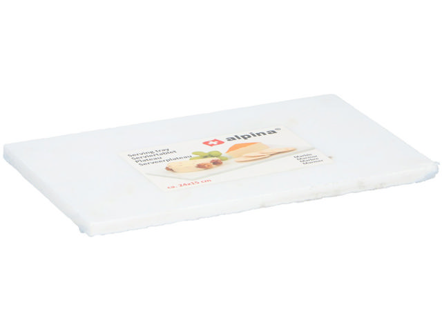 ALPINA SERVING TRAY MARBLE 24X15CM