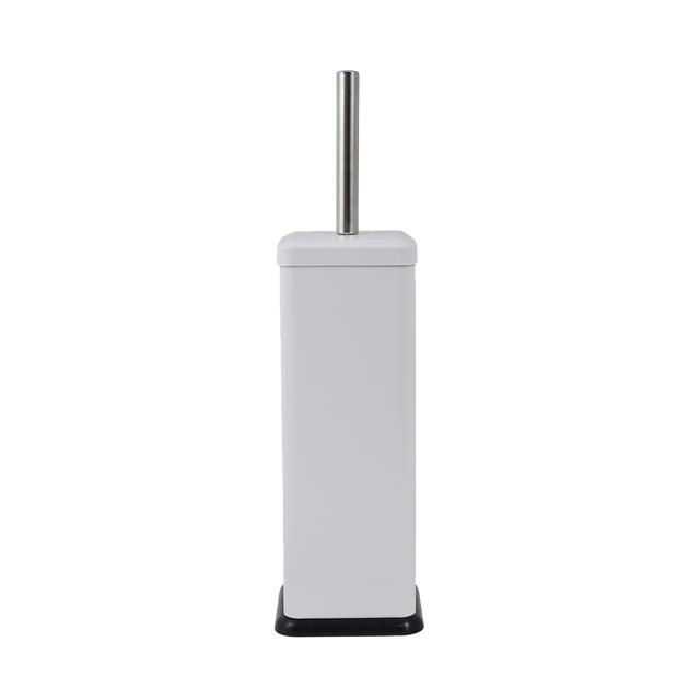 TOILET BRUSH SQUARE WHITE MAT