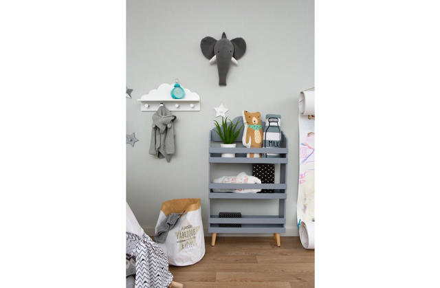 ATMOSPHERA KID BOOKCASE CLOUD GREY 58X100X18CM