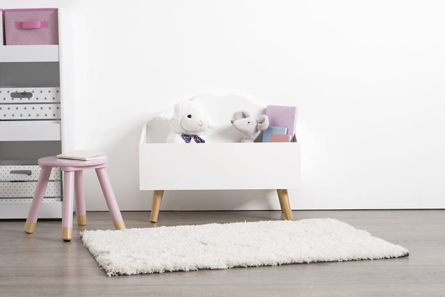 KID STORAGE BOX CLOUD WHITE 58CM