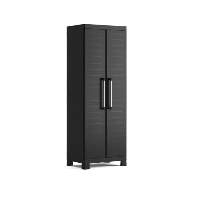 KETER DETROIT UTILITY CABINET WITH 4 SHELVES BLACK