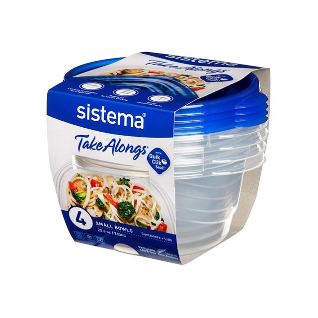 SISTEMA TAKEALONGS SET 4PCS 760ML