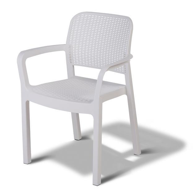 KETER SAMANA OUTDOOR CHAIR 58X53X83CM - WHITE