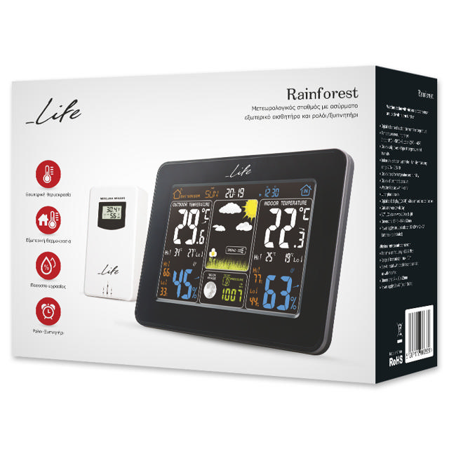 LIFE RAINFOREST WIRELESS OUTDOOR SENSOR