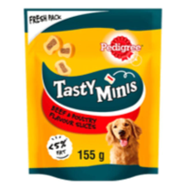 PEDIGREE CHEWY SLICES DOG TREAT 155G