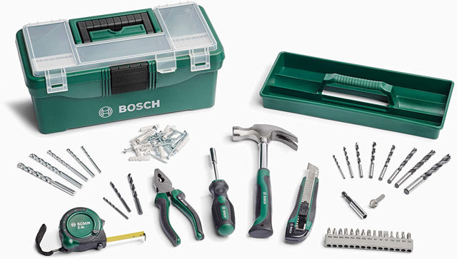 BOSCH DIY STARTER BOX TOOLS KIT 73PCS