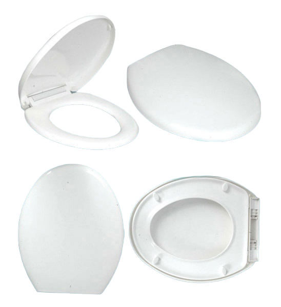 BEMO TOILET SEAT WHITE PLASTIC SLOWCLOSE