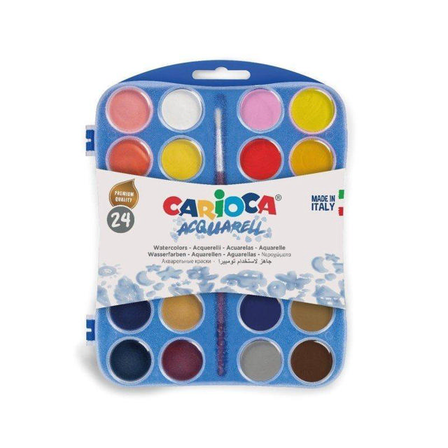 CARIOCA AQUAREL 24 WATER COLOURS