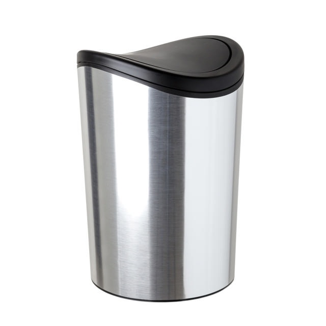 TATAY SWING LID BIN 6L CHROME