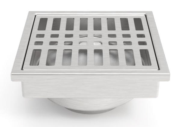 MOONLER SQUARE FLOOR DRAIN 10X10CM 2