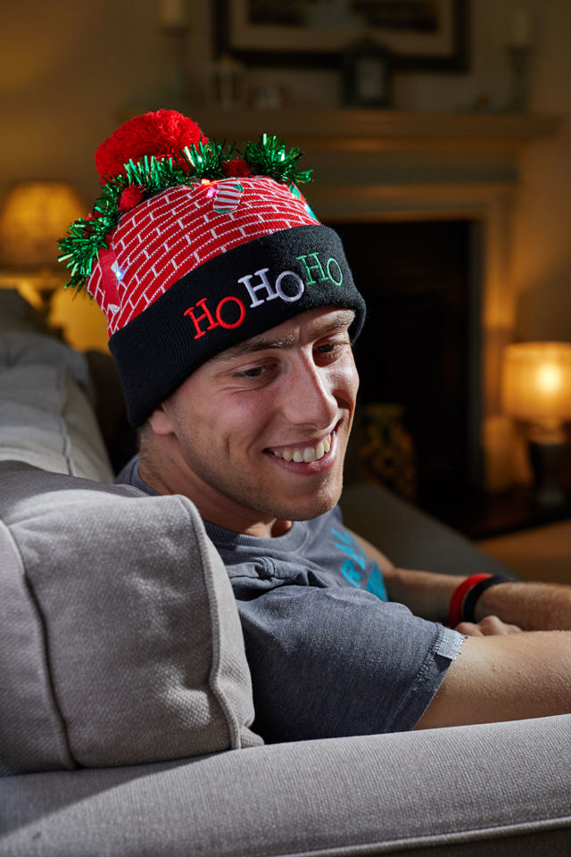 THREE KINGS FLASH LUXURY BEANIE HO HO HO