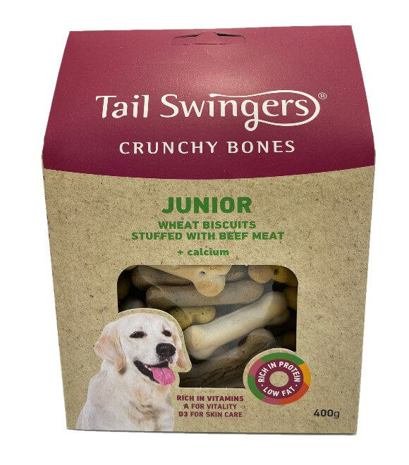 SERA TAILS CRUNCHY BONES JUNIOR BISCUITS 400GR