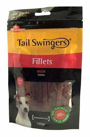 PET INTEREST ΤAILS DUCK FILLETS SMALL 100GR