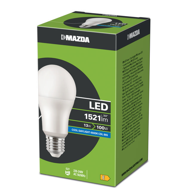 MAZDA LED ΛΑΜΠΤΗΡΑΣ 100W A67 E27 COOL DAYLIGHT 6500K 865