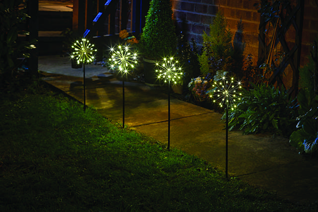 EUREKA LIGHTING STAR BURST STAKES LARGE 4 PCS