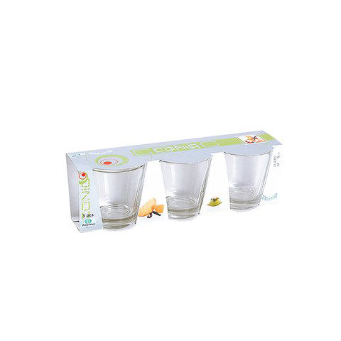 CONIC GLASSES 3PCS 270ML