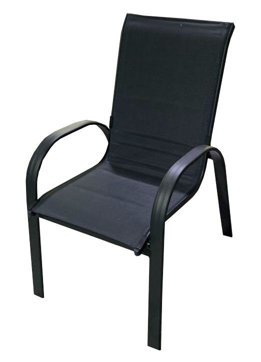 VIVIAN ALUMINIUM PADDED CHAIR 73X56.5X95 CM