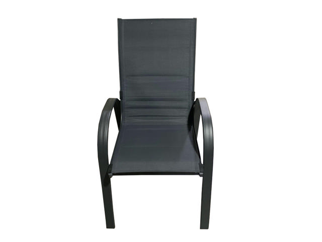 VIVIAN ALUMINIUM PADDED CHAIR 73X56.5X95 CM