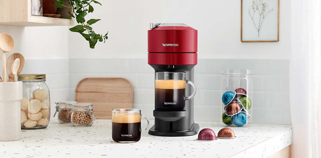 NESPRESSO VERTUO NEXT COFFEE MACHINE CHERRY RED