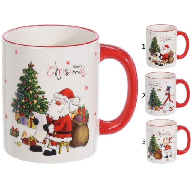 MUG 9X11CM 330ML 3 ASSORTED DESIGNS