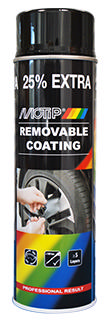 MOTIP REMOVABLE COATING BLACK GLOSS 500ML