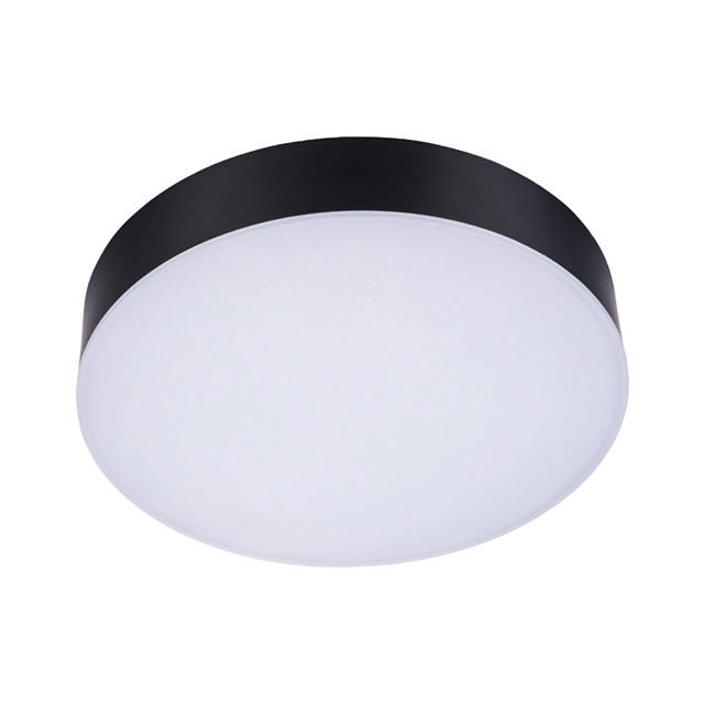 SUNLIGHT LED 21W CEILING LIGHT ROUND BLACK 1900LM 3CCT IP65 Ø320xW63MM