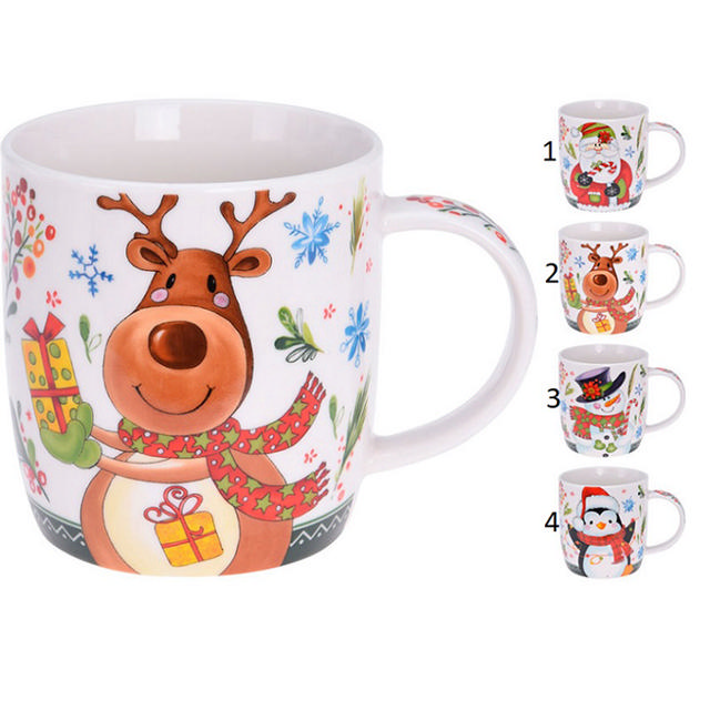 MUG NEW BONE 370ML 4 ASSORTED DESIGNS