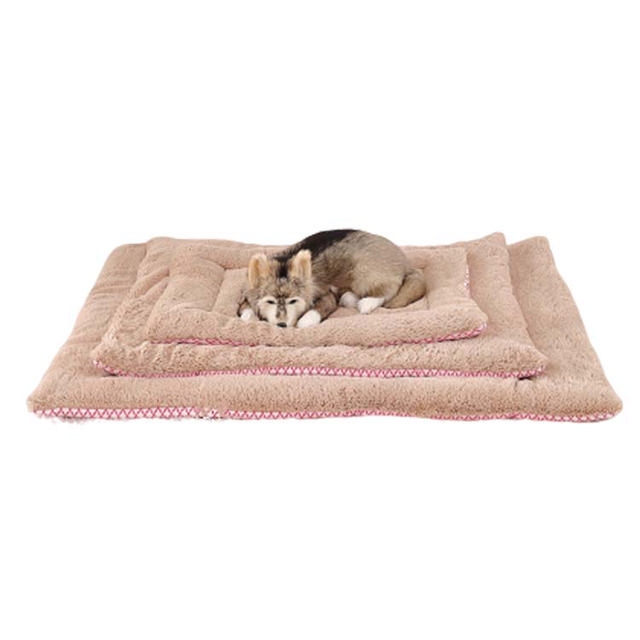 HOMESTAR PET WARM NAP MAT-KHAKI LARGE 90X75CM