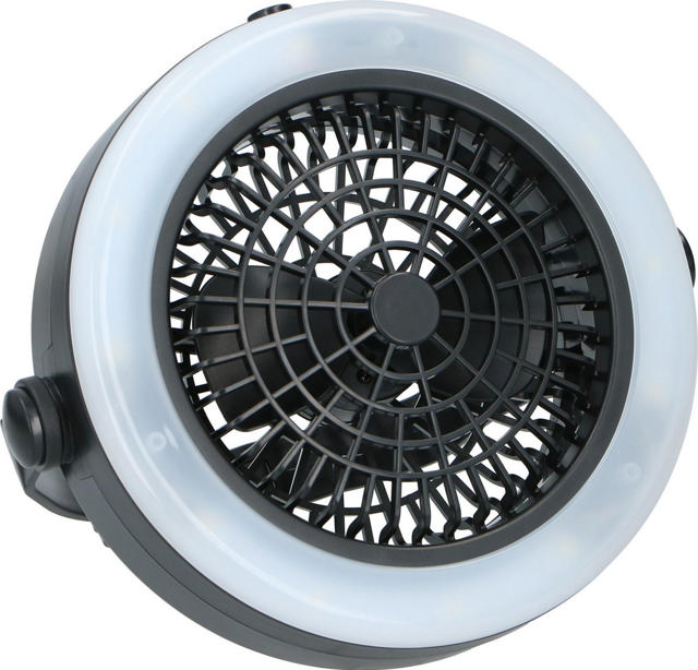 GRUNDIG 2-IN-1 CAMPING LIGHT & FAN WATERPROOF